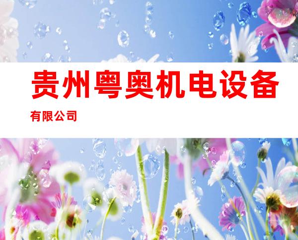 贵州粤奥机电设备有限公司